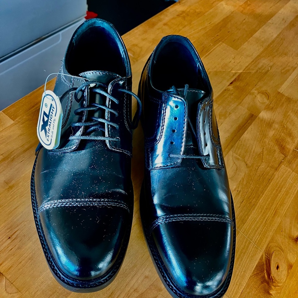 Brand New Black patent leather Oxfords